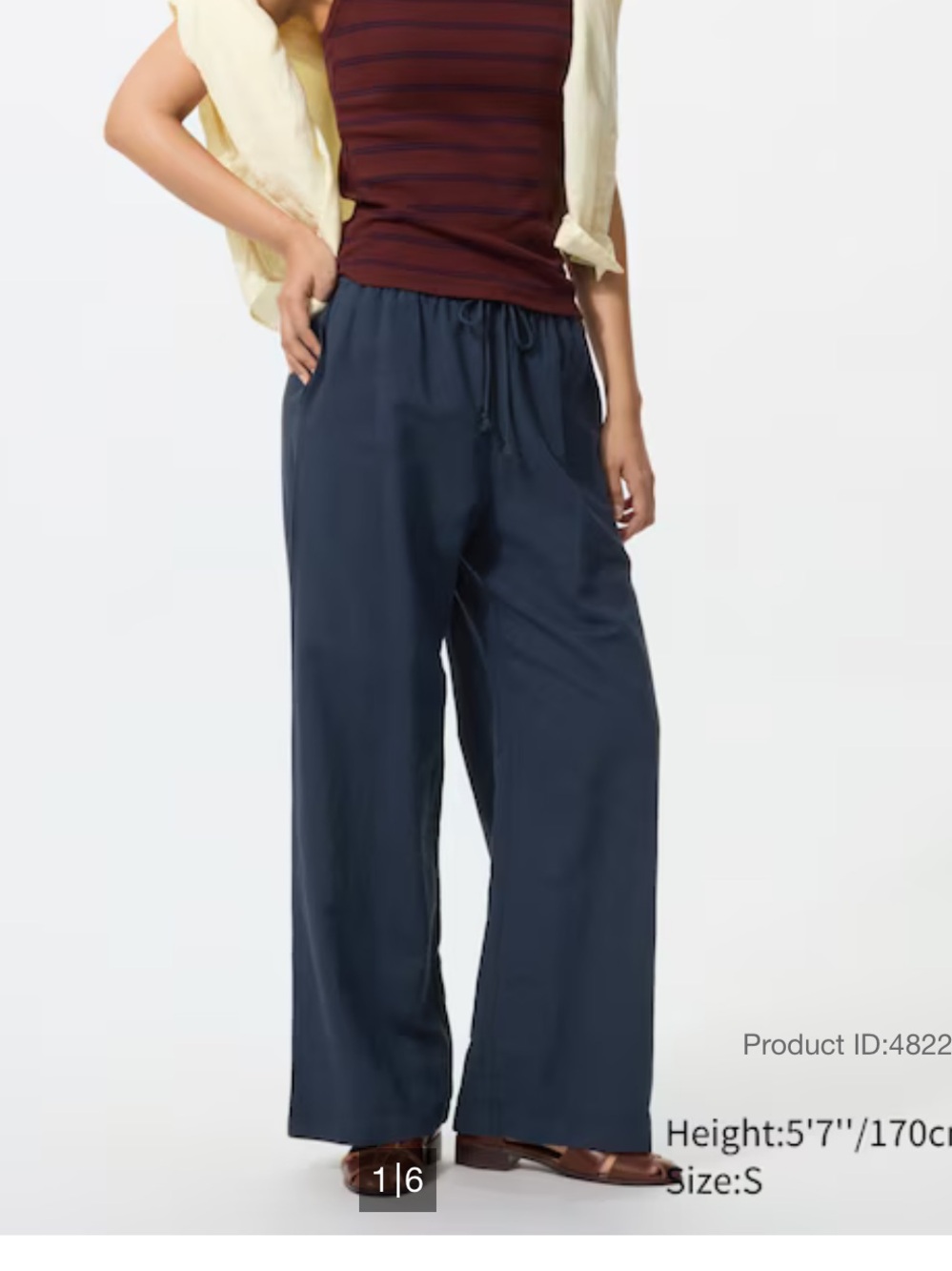 Uniqlo Linen Pants in Navy